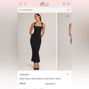 Oh Polly small Black Sleeveless Dress